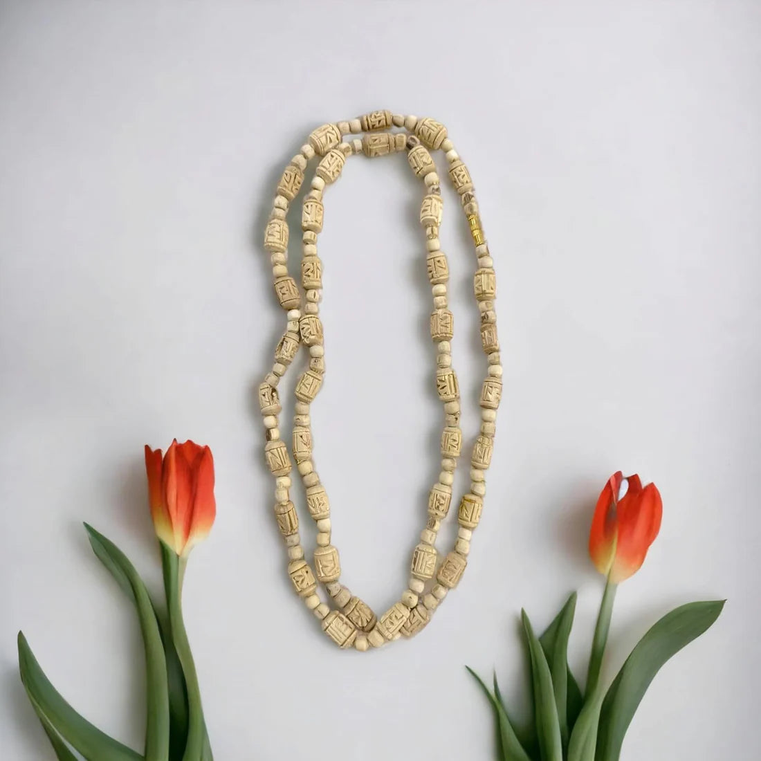 Tirth Original Radhe Tulsi Mala – Round Tulsi Beads