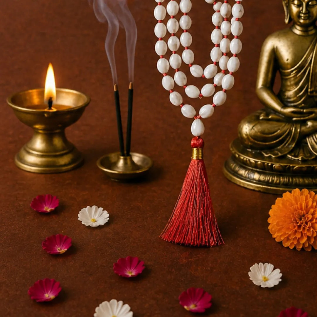 Vaijayanti Mala – Original Vaijayanti Bead Mala for Prosperity, Victory & Divine Blessings
