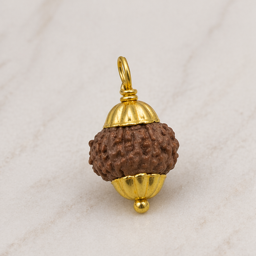 Original 10 Mukhi Rudraksha Java – Vishnu Divine Protection Bead (Without Cap / Golden Cap / White Cap)