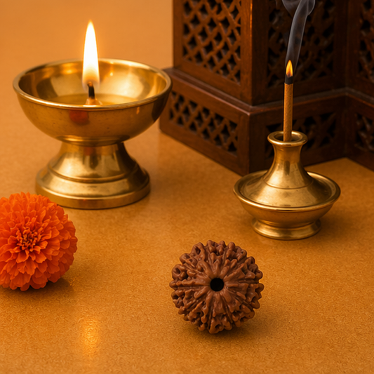 Original 10 Mukhi Rudraksha Java – Vishnu Divine Protection Bead (Without Cap / Golden Cap / White Cap)