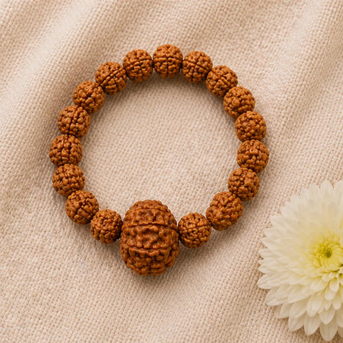 10 Mukhi Rudraksha Bracelet (Java 1pcs bead) – Protection Bracelet