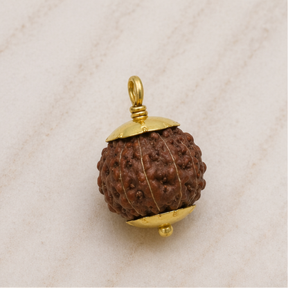 Original 11 Mukhi Rudraksha Java – Hanuman Strength & Courage Bead (Without Cap / Golden Cap / White Cap)