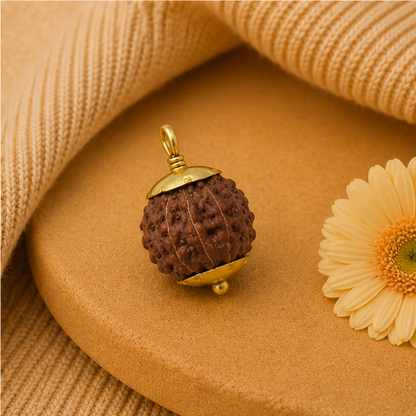 Original 11 Mukhi Rudraksha Java – Hanuman Strength & Courage Bead (Without Cap / Golden Cap / White Cap)