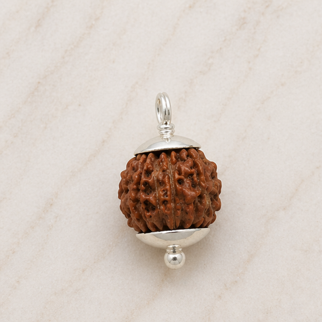 Original 11 Mukhi Rudraksha Java – Hanuman Strength & Courage Bead (Without Cap / Golden Cap / White Cap)