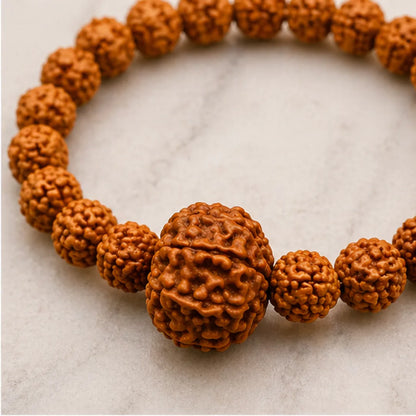 13 Mukhi Rudraksha Bracelet (Java 1 Bead) – Natural 13 Face Rudraksha Wrist Bracelet for Attraction, Confidence & Creative Energy