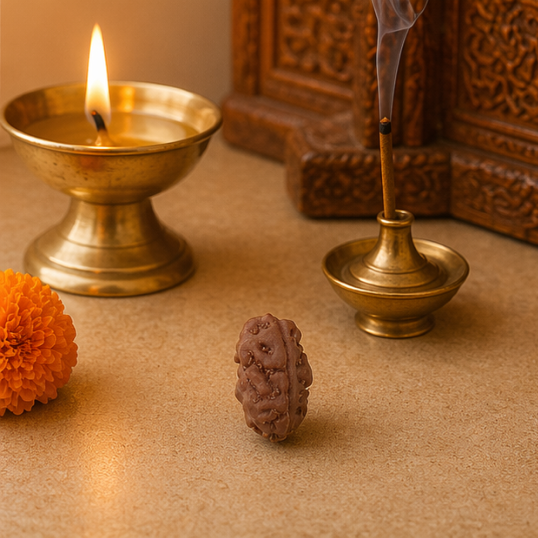 Original 2 Mukhi Rudraksha Java Without Cap – Harmony & Relationship Balance Bead