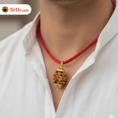 2 Mukhi Rudraksha Mala (Java) – Natural Do Mukhi Rudraksha Mala for Harmony, Relationships & Emotional Balance