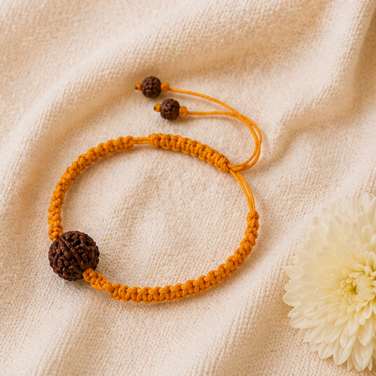 3 Mukhi Rudraksha Bracelet (Java Beads) – Confidence Bracelet