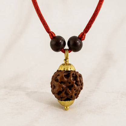 3 Mukhi Rudraksha Mala (Java) – Natural Teen Mukhi Rudraksha Mala for Confidence, Energy & Emotional Release