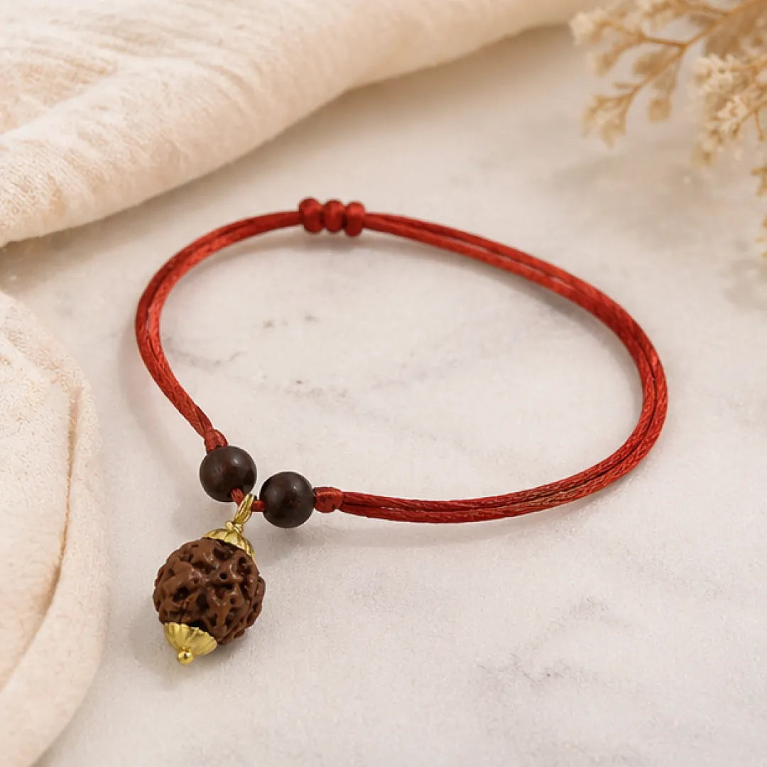 3 Mukhi Rudraksha Mala (Java) – Natural Teen Mukhi Rudraksha Mala for Confidence, Energy & Emotional Release