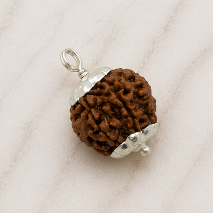 Original 4 Mukhi Rudraksha Nepali – Knowledge & Intellect Bead (Without Cap / Golden Cap / White Cap)