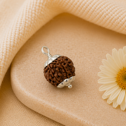 Original 4 Mukhi Rudraksha Nepali – Knowledge & Intellect Bead (Without Cap / Golden Cap / White Cap)