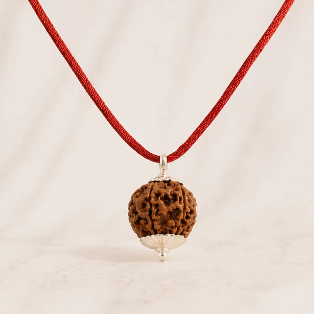 4 Mukhi Rudraksha Mala (Java) – Natural Chaar Mukhi Rudraksha Mala for Knowledge, Communication & Mental Clarity