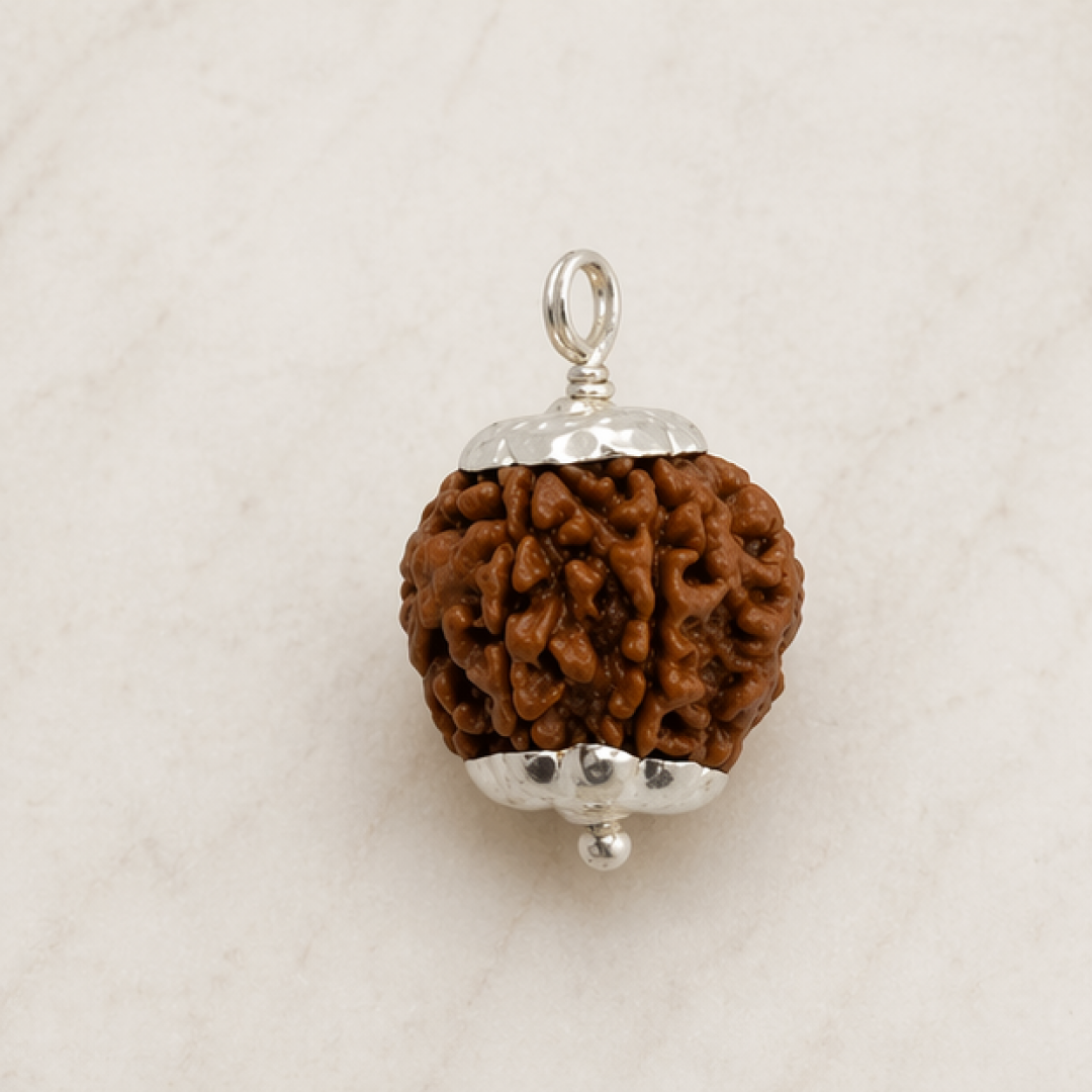Original 5 Mukhi Rudraksha Nepali – Kalagni Rudra Protection & Peace Bead (Without Cap / Golden Cap / White Cap)