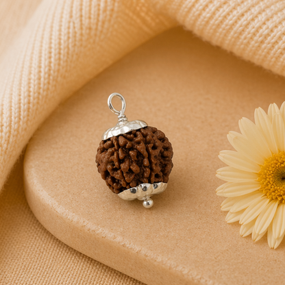 Original 5 Mukhi Rudraksha Nepali – Kalagni Rudra Protection & Peace Bead (Without Cap / Golden Cap / White Cap)