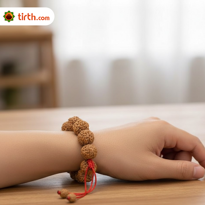 5 Mukhi Rudraksha Bracelet (All Beads Java) – Peace Bracelet