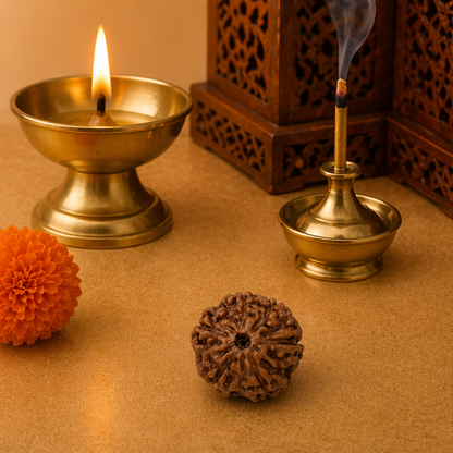 Original 6 Mukhi Rudraksha Java Without Cap – Kartikeya Discipline & Focus Bead