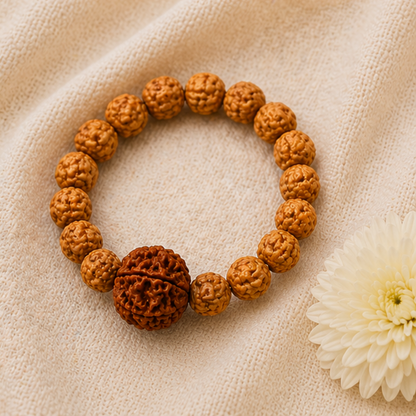 6 Mukhi Rudraksha Bracelet (All Beads Java) – Discipline Bracelet