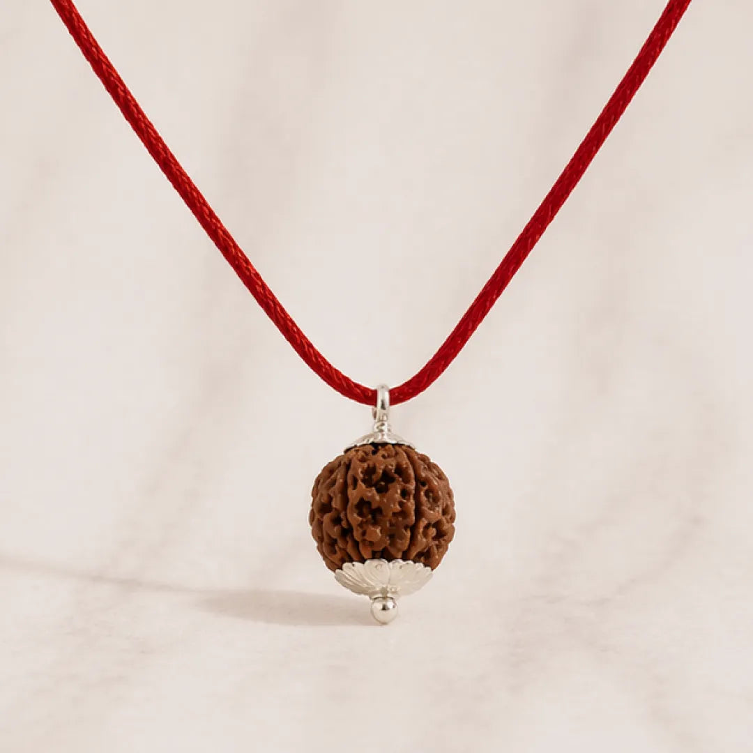 6 Mukhi Rudraksha Mala (Java) – Natural Chhe Mukhi Rudraksha Mala for Discipline, Confidence & Balanced Energy