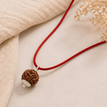 6 Mukhi Rudraksha Mala (Java) – Natural Chhe Mukhi Rudraksha Mala for Discipline, Confidence & Balanced Energy