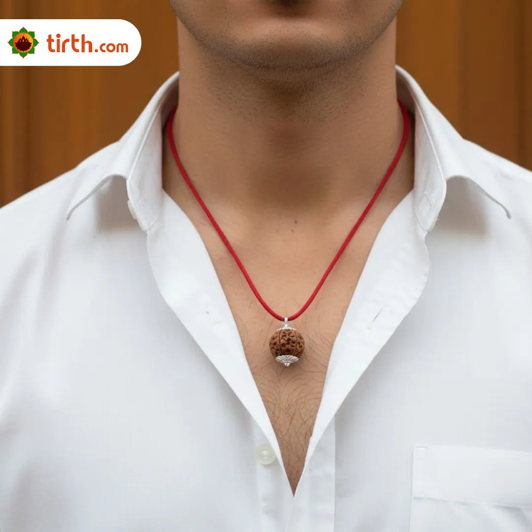 6 Mukhi Rudraksha Mala (Java) – Natural Chhe Mukhi Rudraksha Mala for Discipline, Confidence & Balanced Energy