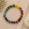 7 Chakra Stone Bracelet – Natural Seven Chakra Crystal Bracelet for Balance, Positivity & Spiritual Harmony