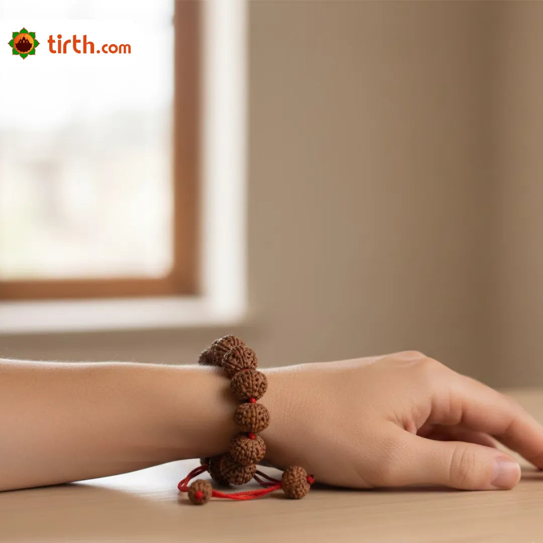7 Mukhi Rudraksha Bracelet (All Beads Java) – Prosperity Bracelet