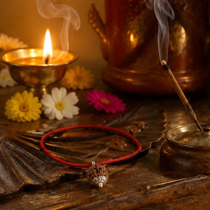 7 Mukhi Rudraksha Mala (Java) – Natural Saat Mukhi Rudraksha Mala for Prosperity, Stability & Positive Energy