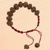 Original 8 Mukhi Rudraksha Bracelet (Java 1 Bead) – Natural 8 Face Rudraksha Wrist Bracelet for Obstacle Removal, Focus & Spiritual Protection