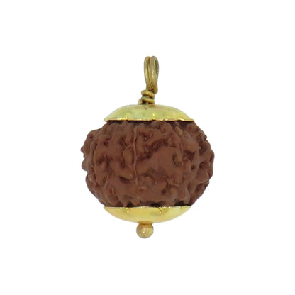 Original 9 Mukhi Rudraksha Java – Navdurga Shakti Energy Bead (Without Cap / Golden Cap / White Cap)