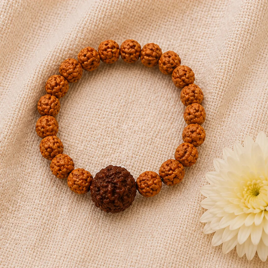 9 Mukhi Rudraksha Bracelet (All Beads Java) – Shakti Strength Bracelet