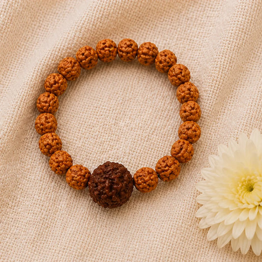 9 Mukhi Rudraksha Bracelet (All Beads Java) – Shakti Strength Bracelet