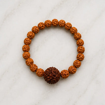 9 Mukhi Rudraksha Bracelet (All Beads Java) – Shakti Strength Bracelet