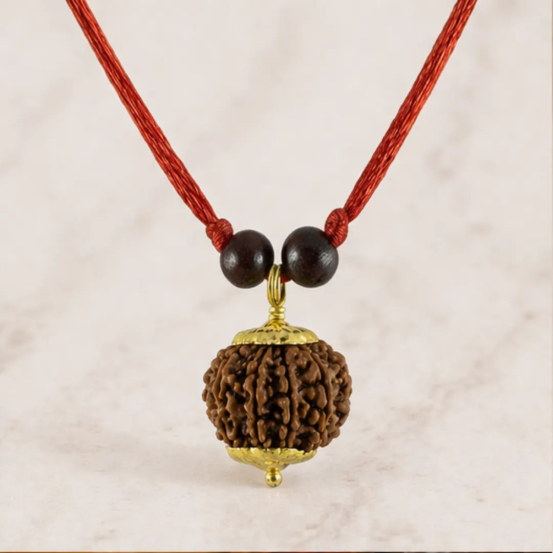 9 Mukhi Rudraksha Mala (Java) – Natural Nau Mukhi Rudraksha Mala for Courage, Protection & Spiritual Strength