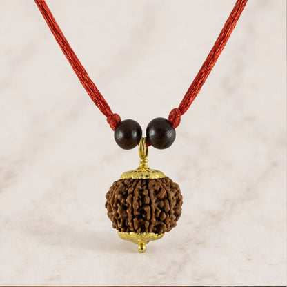 9 Mukhi Rudraksha Mala (Java) – Natural Nau Mukhi Rudraksha Mala for Courage, Protection & Spiritual Strength
