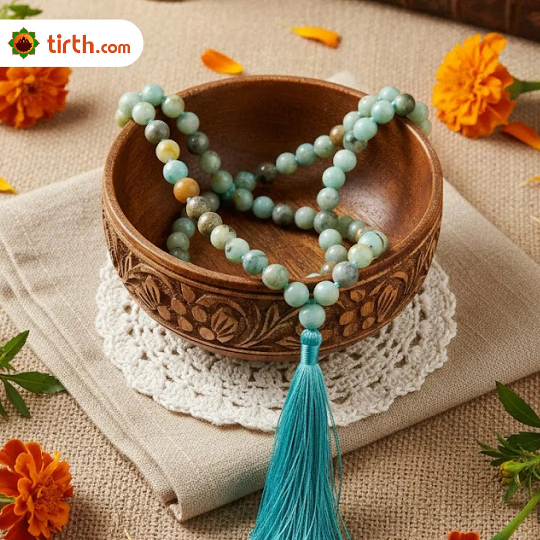 Amazonite Stone Mala – Calm & Harmony Mala