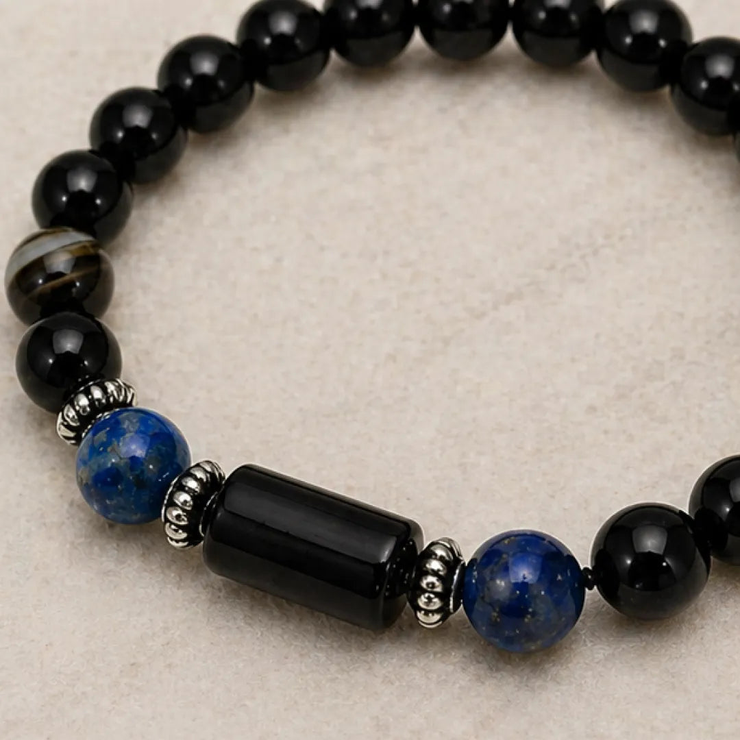 Aquarius Rashi Bracelet – Kumbh Zodiac Bracelet for Vision & Stability
