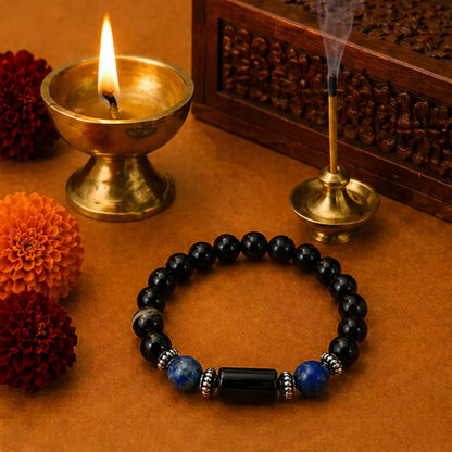Aquarius Rashi Bracelet – Kumbh Zodiac Bracelet for Vision & Stability