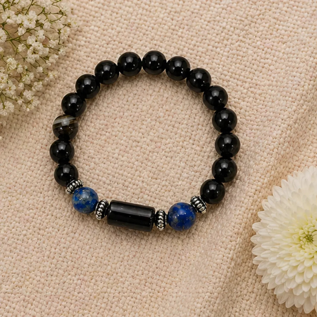 Aquarius Rashi Bracelet – Kumbh Zodiac Bracelet for Vision & Stability