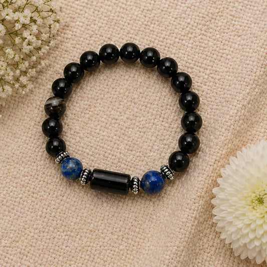 Aquarius Rashi Bracelet (Kumbh Rashi) – Zodiac Astrology Bracelet for Saturn Vision, Innovation & Stability