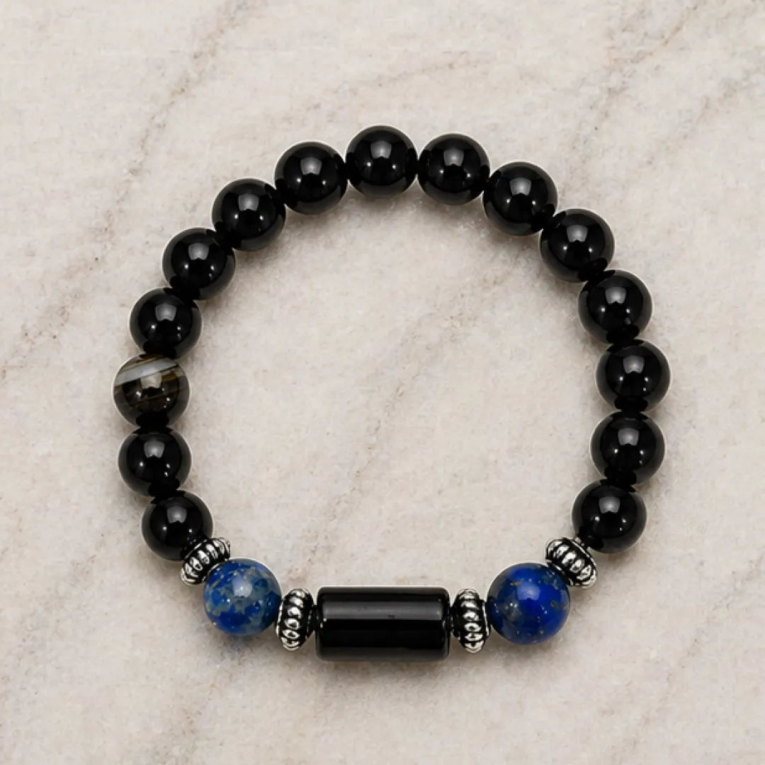 Aquarius Rashi Bracelet – Kumbh Zodiac Bracelet for Vision & Stability