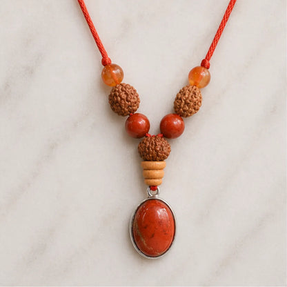 Aries Rashi Kavach Mala – Mesha Rashi Rudraksha Kavach Mala (9, 11, 14 Mukhi) for Strength, Protection & Confidence