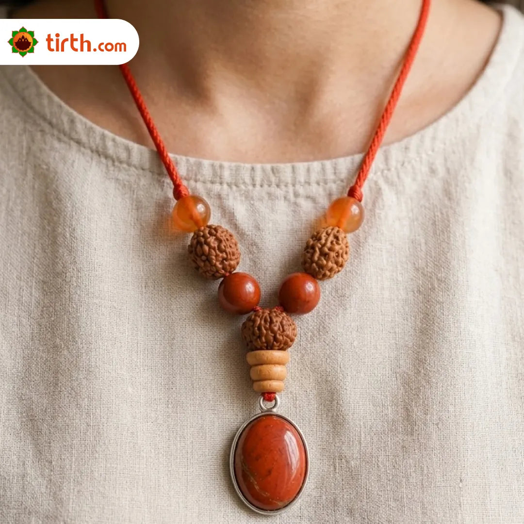 Aries Rashi Kavach Mala – Mesha Rashi Rudraksha Kavach Mala (9, 11, 14 Mukhi) for Strength, Protection & Confidence