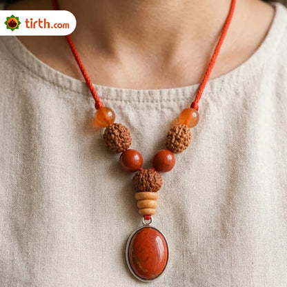 Aries Rashi Kavach Mala – Mesha Rashi Rudraksha Kavach Mala (9, 11, 14 Mukhi) for Strength, Protection & Confidence