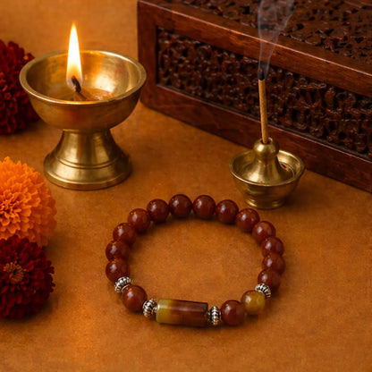 Aries Rashi Bracelet (Mesh Rashi) – Zodiac Astrology Bracelet for Mangal Strength & Confidence