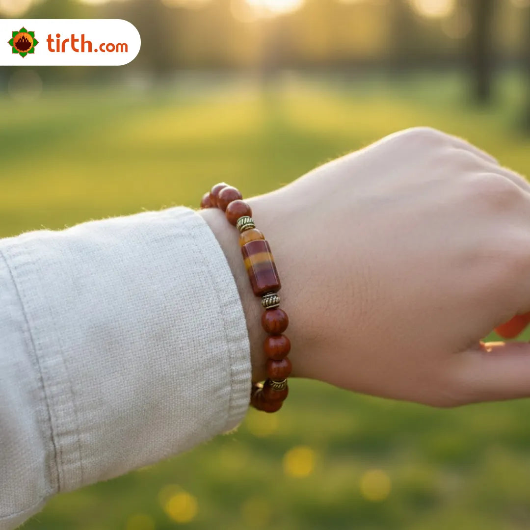 Aries Rashi Bracelet (Mesh Rashi) – Zodiac Astrology Bracelet for Mangal Strength & Confidence