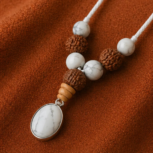 Cancer Rashi Kavach Mala – Karka Rashi Rudraksha Kavach Mala (Gauri Shankar & 11 Mukhi) for Emotional Balance, Harmony & Protection