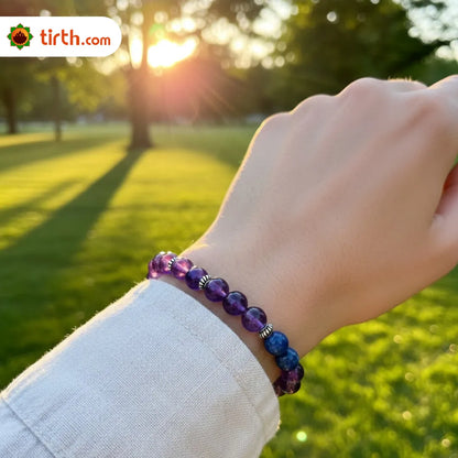 Capricorn Rashi Bracelet (Makar Rashi) – Zodiac Astrology Bracelet for Saturn Discipline, Stability & Success
