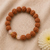 Gaurishankar Rudraksha Bracelet (Java 1 Bead) – Natural Shiva Parvati Rudraksha Wrist Bracelet for Harmony, Unity & Relationship Balance