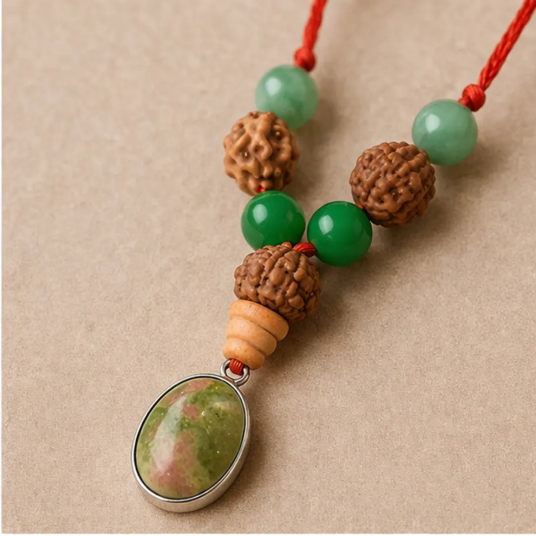 Gemini Rashi Kavach Mala – Mithun Rashi Rudraksha Kavach Mala (8, 4, 11 Mukhi) for Intelligence, Communication & Protection